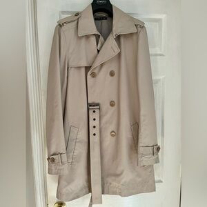 Theory Light Tan Trench Coat